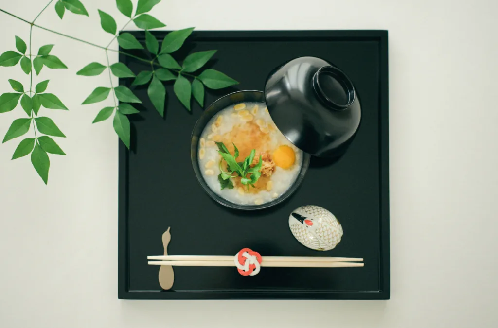 気持ちを軽くする<br>「べっこう餡のお粥」